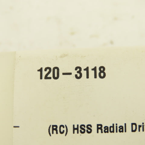 Widia Metcut 120-3118 HHS Radial Drive HHS 1-1/8" Cut Diameter