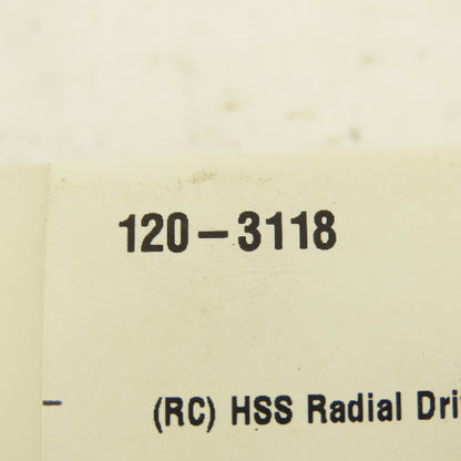 Widia Metcut 120-3118 HHS Radial Drive HHS 1-1/8" Cut Diameter