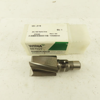 Widia Metcut 120-3118 HHS Radial Drive HHS 1-1/8" Cut Diameter
