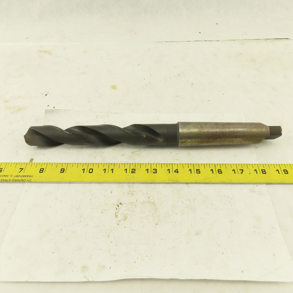 Cle-Line 1-5/16" Cut 135° 2 Flute #4MT Shank HS Drill Bit 12-1/2" OAL
