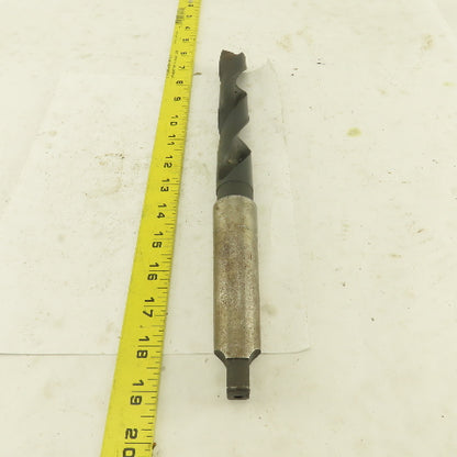 Cle-Line 1-5/16" Cut 135° 2 Flute #4MT Shank HS Drill Bit 12-1/2" OAL