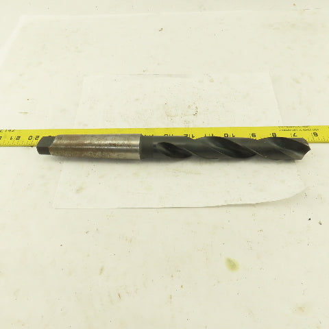 Cle-Line 1-5/16" Cut 135° 2 Flute #4MT Shank HS Drill Bit 12-1/2" OAL
