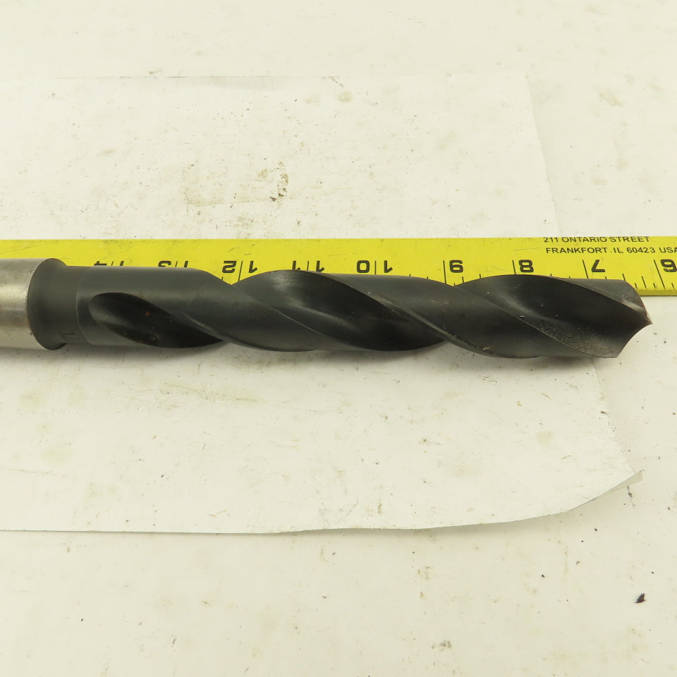 Cle-Line 1-5/16" Cut 135° 2 Flute #4MT Shank HS Drill Bit 12-1/2" OAL
