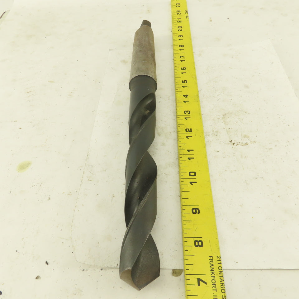 Cle-Line 1-5/16" Cut 135° 2 Flute #4MT Shank HS Drill Bit 12-1/2" OAL