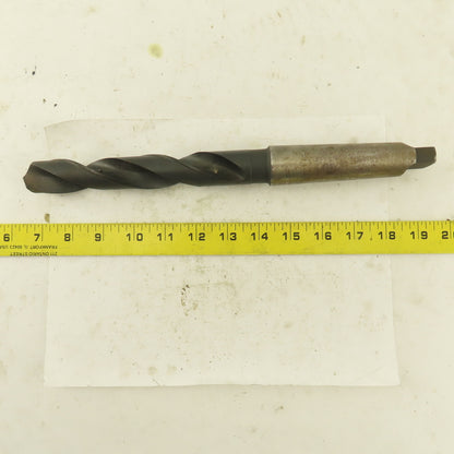Cle-Line 1-5/16" Cut 135° 2 Flute #4MT Shank HS Drill Bit 12-1/2" OAL