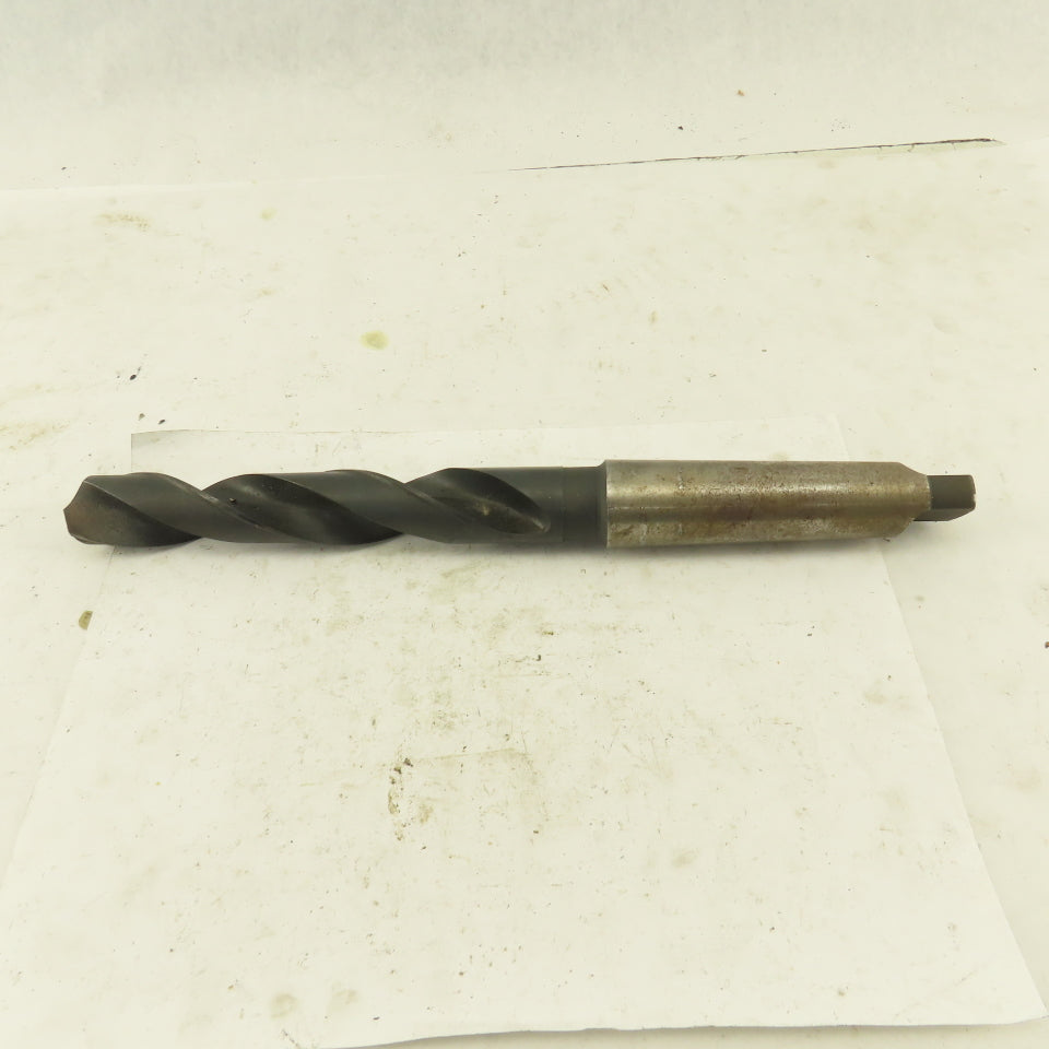Cle-Line 1-5/16" Cut 135° 2 Flute #4MT Shank HS Drill Bit 12-1/2" OAL