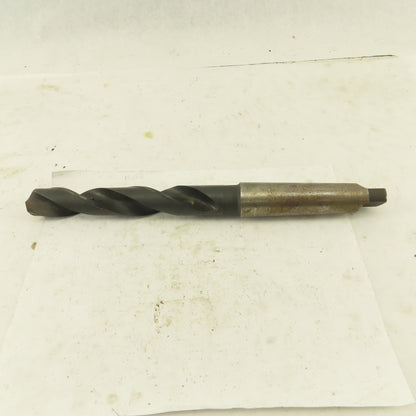 Cle-Line 1-5/16" Cut 135° 2 Flute #4MT Shank HS Drill Bit 12-1/2" OAL