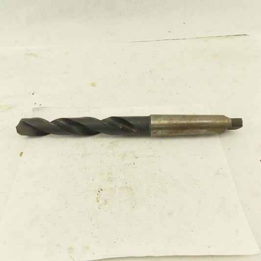 Cle-Line 1-5/16" Cut 135° 2 Flute #4MT Shank HS Drill Bit 12-1/2" OAL