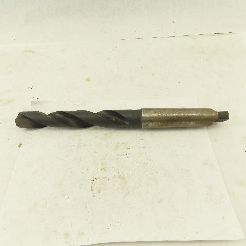 Cle-Line 1-5/16" Cut 135° 2 Flute #4MT Shank HS Drill Bit 12-1/2" OAL