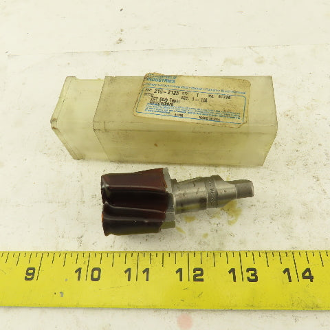 Kennametal 210-2125 Metcut 1-1/4" 4 Flute Piloted Counterbore TCT Stub Taper