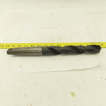 Cle-Forge 1-3/16" Cut 135° 2 Flute #4MT Shank HS Drill Bit 12-3/4" OAL