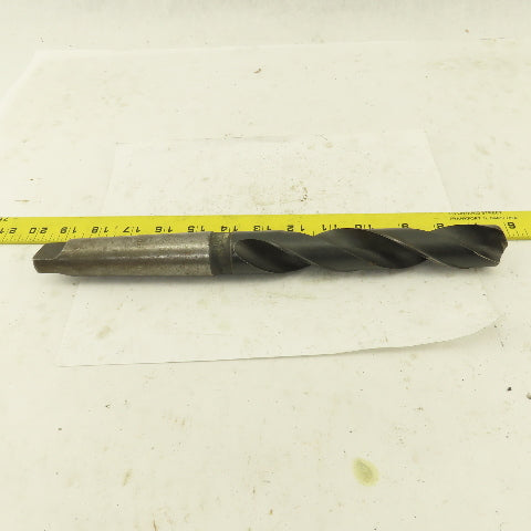 Cle-Forge 1-3/16" Cut 135° 2 Flute #4MT Shank HS Drill Bit 12-3/4" OAL