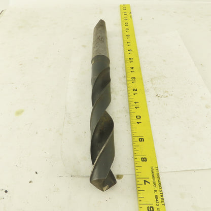 Cle-Forge 1-3/16" Cut 135° 2 Flute #4MT Shank HS Drill Bit 12-3/4" OAL