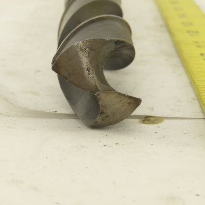 Cle-Forge 1-3/16" Cut 135° 2 Flute #4MT Shank HS Drill Bit 12-3/4" OAL