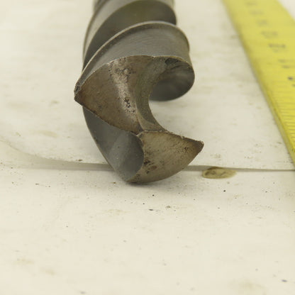 Cle-Forge 1-3/16" Cut 135° 2 Flute #4MT Shank HS Drill Bit 12-3/4" OAL