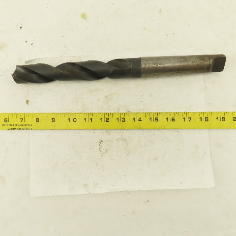Cle-Forge 1-3/16" Cut 135° 2 Flute #4MT Shank HS Drill Bit 12-3/4" OAL