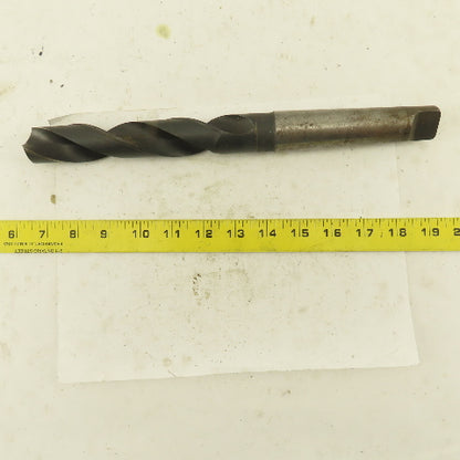 Cle-Forge 1-3/16" Cut 135° 2 Flute #4MT Shank HS Drill Bit 12-3/4" OAL