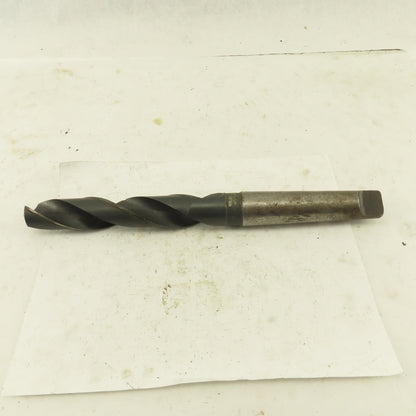 Cle-Forge 1-3/16" Cut 135° 2 Flute #4MT Shank HS Drill Bit 12-3/4" OAL