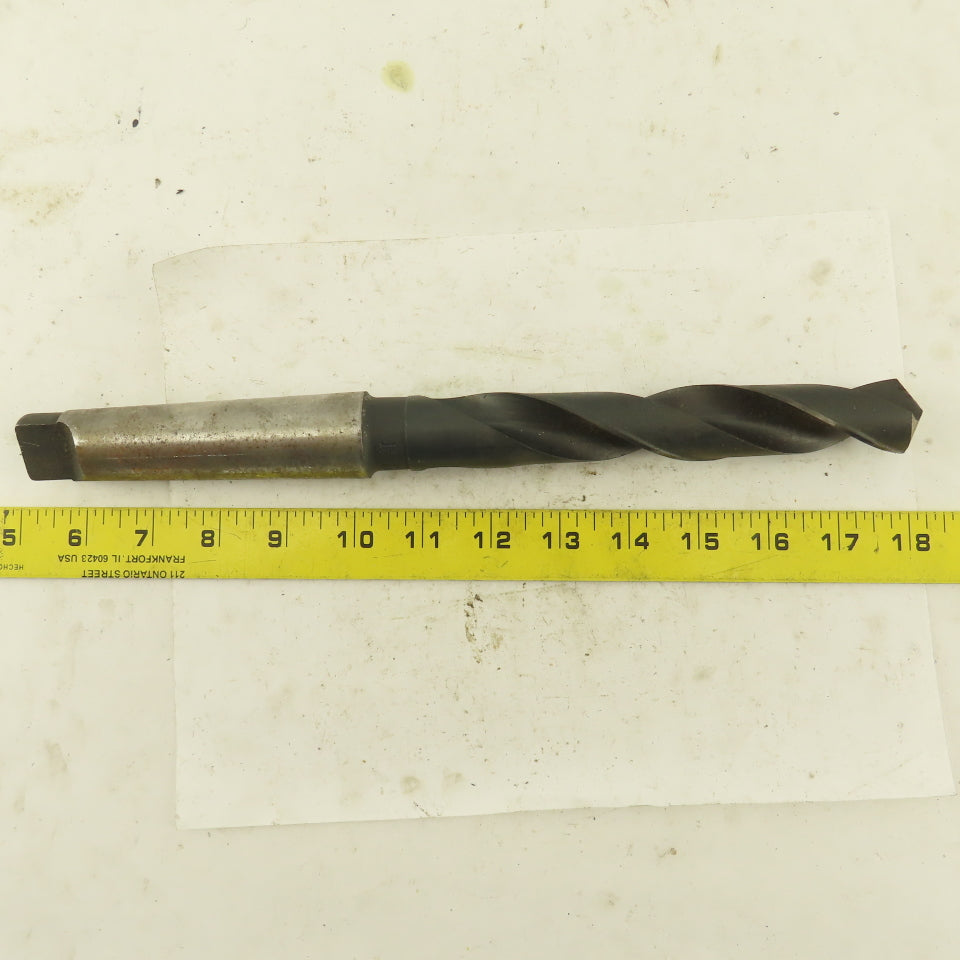 Cle-Line 1-5/64" Cut 135° 2 Flute #4MT Shank HS Drill Bit 12-3/2" OAL