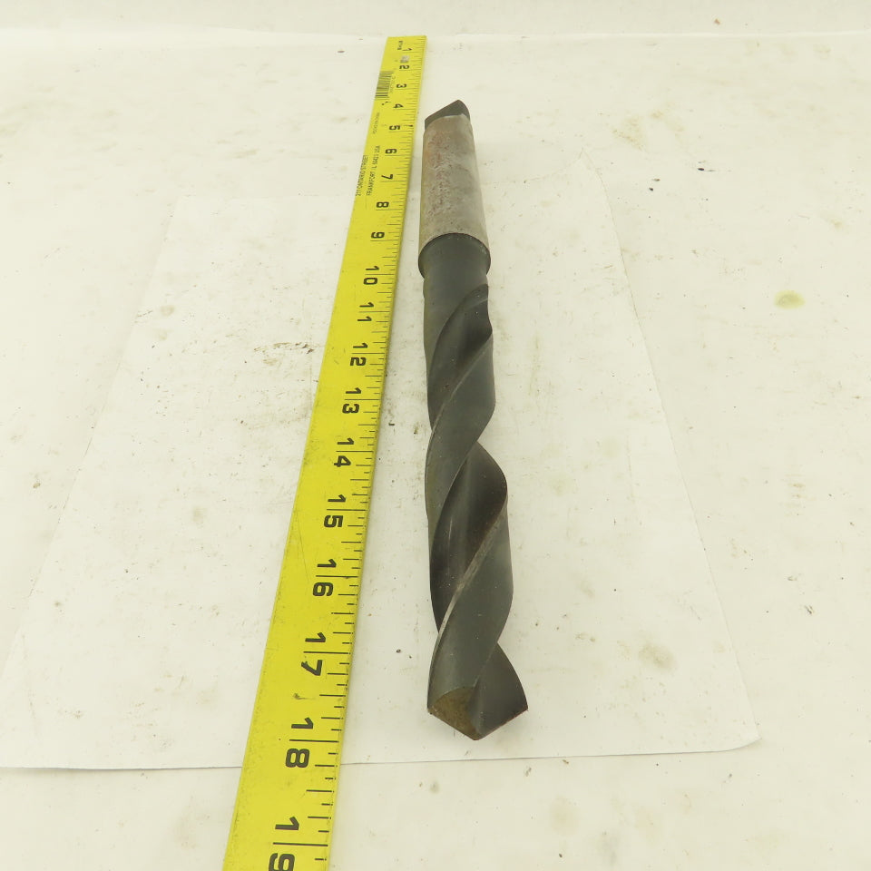 Cle-Line 1-5/64" Cut 135° 2 Flute #4MT Shank HS Drill Bit 12-3/2" OAL