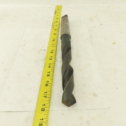 Cle-Line 1-5/64" Cut 135° 2 Flute #4MT Shank HS Drill Bit 12-3/2" OAL