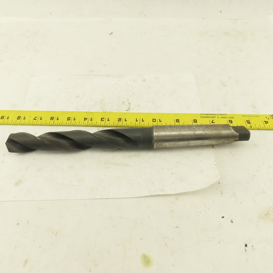 Cle-Line 1-5/64" Cut 135° 2 Flute #4MT Shank HS Drill Bit 12-3/2" OAL