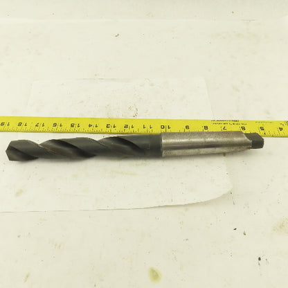 Cle-Line 1-5/64" Cut 135° 2 Flute #4MT Shank HS Drill Bit 12-3/2" OAL