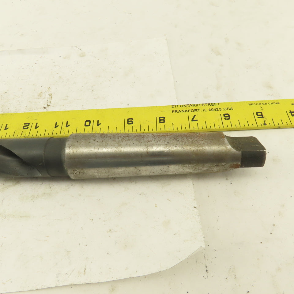 Cle-Line 1-5/64" Cut 135° 2 Flute #4MT Shank HS Drill Bit 12-3/2" OAL