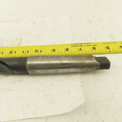 Cle-Line 1-5/64" Cut 135° 2 Flute #4MT Shank HS Drill Bit 12-3/2" OAL