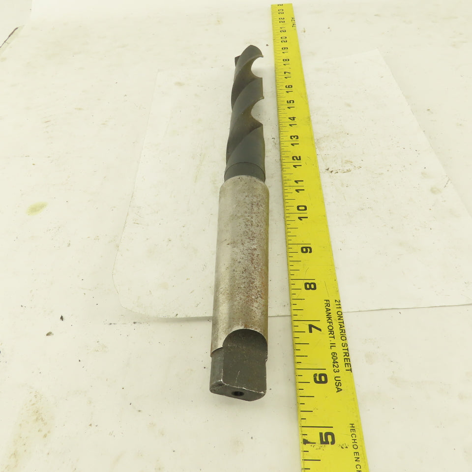 Cle-Line 1-5/64" Cut 135° 2 Flute #4MT Shank HS Drill Bit 12-3/2" OAL