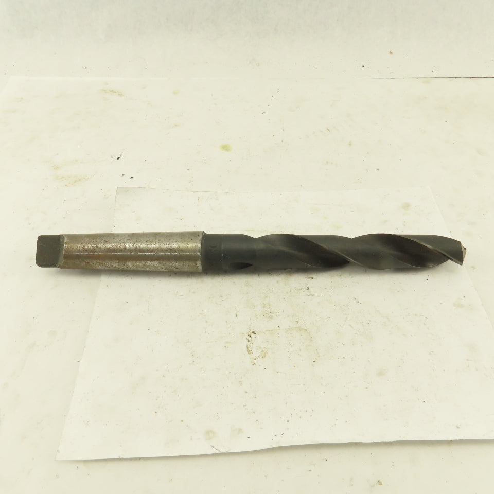 Cle-Line 1-5/64" Cut 135° 2 Flute #4MT Shank HS Drill Bit 12-3/2" OAL