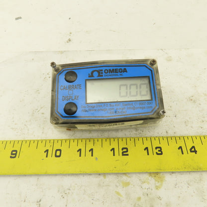 Omega FTB793 Indicating Turbine Flow Meter Display