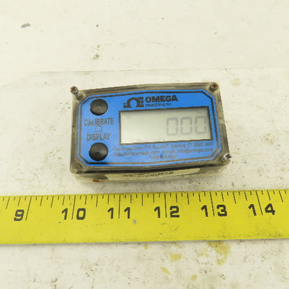 Omega FTB793 Indicating Turbine Flow Meter Display