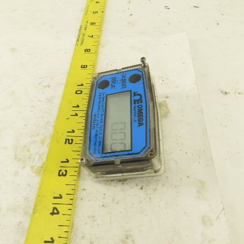 Omega FTB793 Indicating Turbine Flow Meter Display