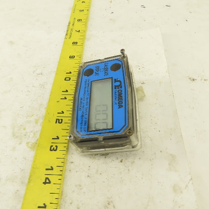 Omega FTB793 Indicating Turbine Flow Meter Display