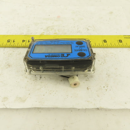 Omega FTB793 Indicating Turbine Flow Meter Display