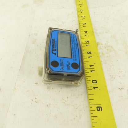 Omega FTB793 Indicating Turbine Flow Meter Display