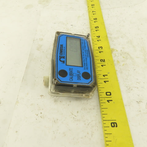 Omega FTB793 Indicating Turbine Flow Meter Display