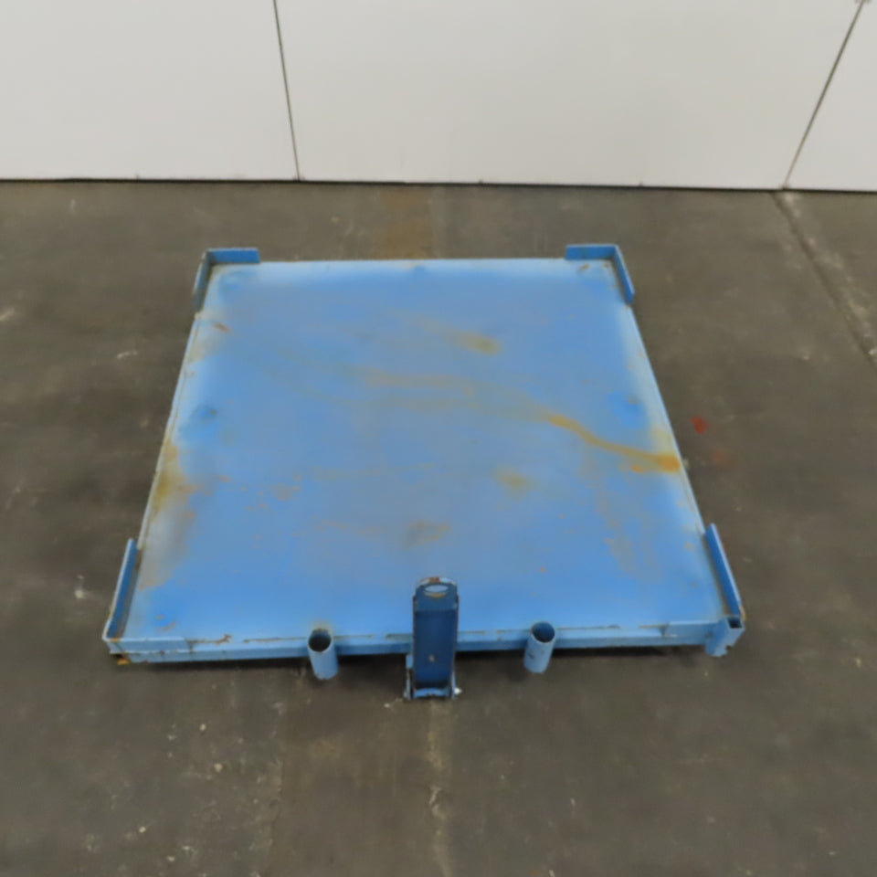 50"x50" Industrial Platform Handling Tugger Cart For Wire Mesh Container or Tote