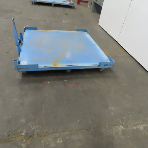 50"x50" Industrial Platform Handling Tugger Cart For Wire Mesh Container or Tote