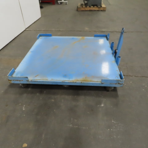 50"x50" Industrial Platform Handling Tugger Cart For Wire Mesh Container or Tote
