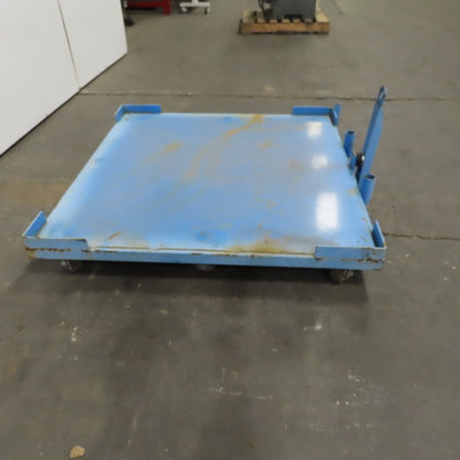 50"x50" Industrial Platform Handling Tugger Cart For Wire Mesh Container or Tote