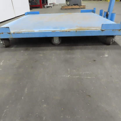 50"x50" Industrial Platform Handling Tugger Cart For Wire Mesh Container or Tote