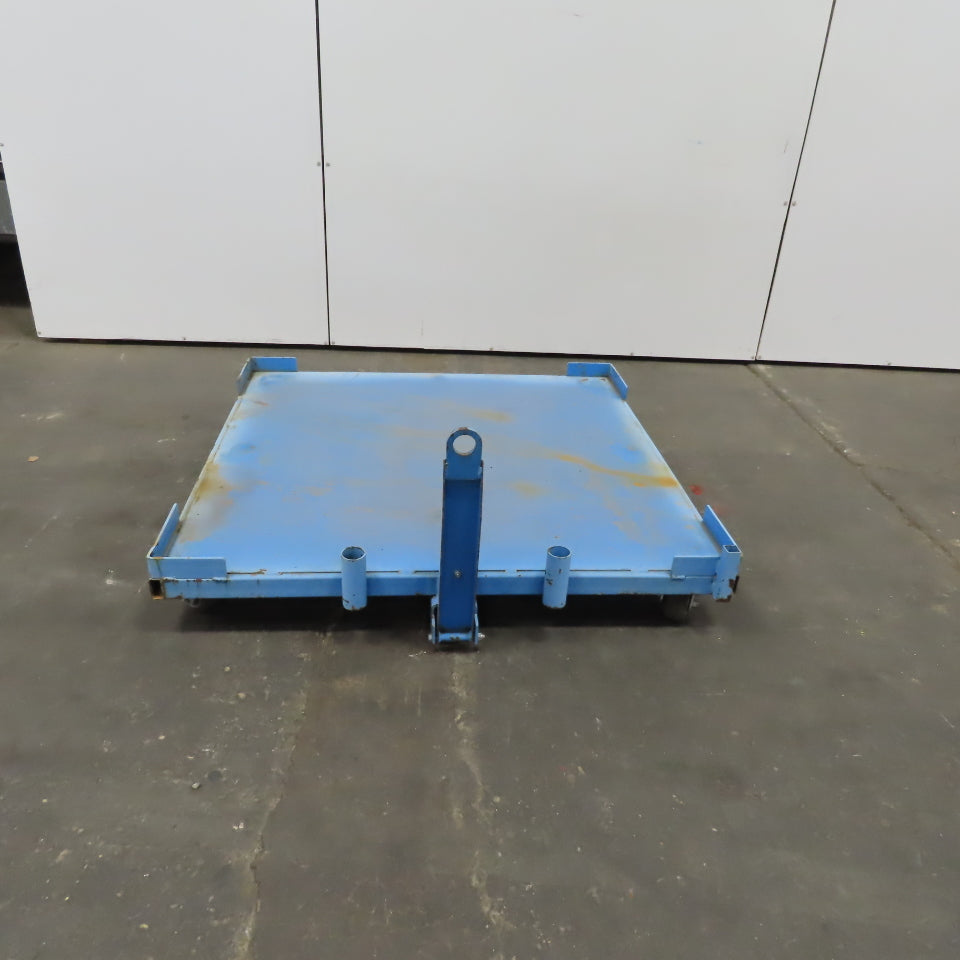 50"x50" Industrial Platform Handling Tugger Cart For Wire Mesh Container or Tote