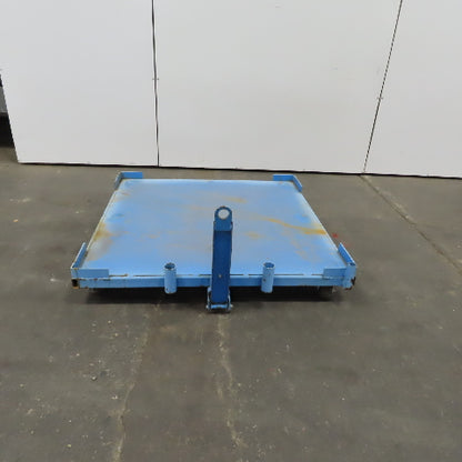 50"x50" Industrial Platform Handling Tugger Cart For Wire Mesh Container or Tote