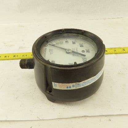 Ashcroft Q-8451 0-400 PSI Receiver Gauge 4" Dial Bottom Port 1/2" NPT