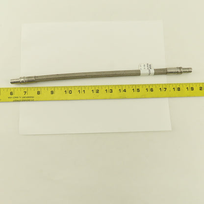 SSP Inc. ISST6TFE6DTA6DTA12 3/8" Stainless Steel Braided Duolok Tube 12"