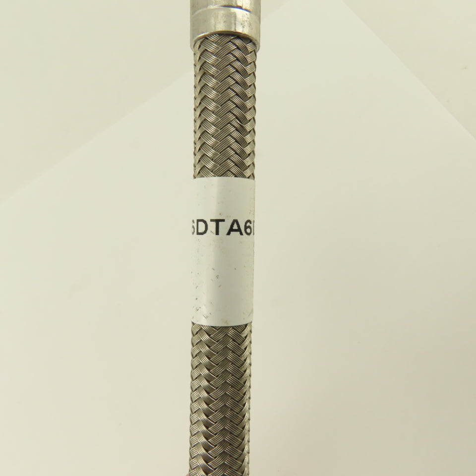 SSP Inc. ISST6TFE6DTA6DTA12 3/8" Stainless Steel Braided Duolok Tube 12"
