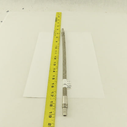 SSP Inc. ISST6TFE6DTA6DTA12 3/8" Stainless Steel Braided Duolok Tube 12"
