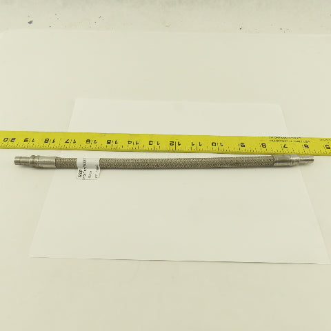 SSP Inc. ISST6TFE6DTA6DTA12 3/8" Stainless Steel Braided Duolok Tube 12"